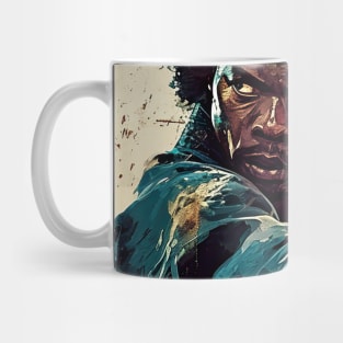 Black samurai Mug